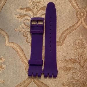 Swatch silicone strap